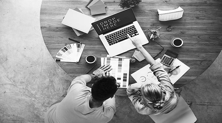 Kampanjproduktion man och kvinna